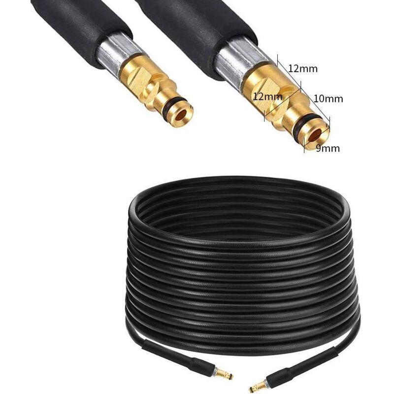 Furtun de schimb pentru aparatul de spălat cu presiune înaltă Kärcher seria K Home, conector cu clips rapid, 8 m