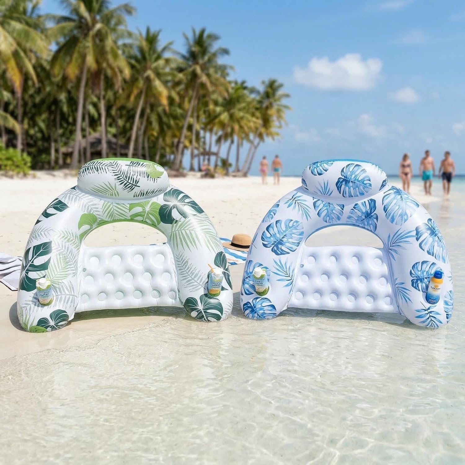 Matelas bouée gonflable colorée piscine mer - Totalcadeau, bouee piscine adulte