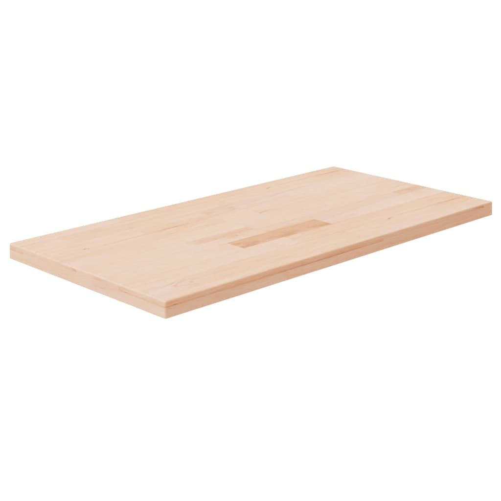 Maison exclusive - encimera de baño madera maciza sin tratar 100x50x2,5 cm