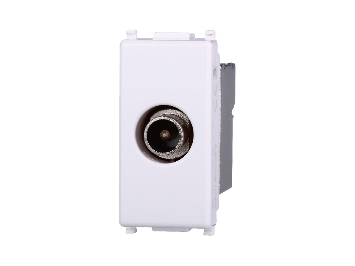 2 Tapas Para Botones De 1 M, Color Blanco, Compatible Con Vimar Plana