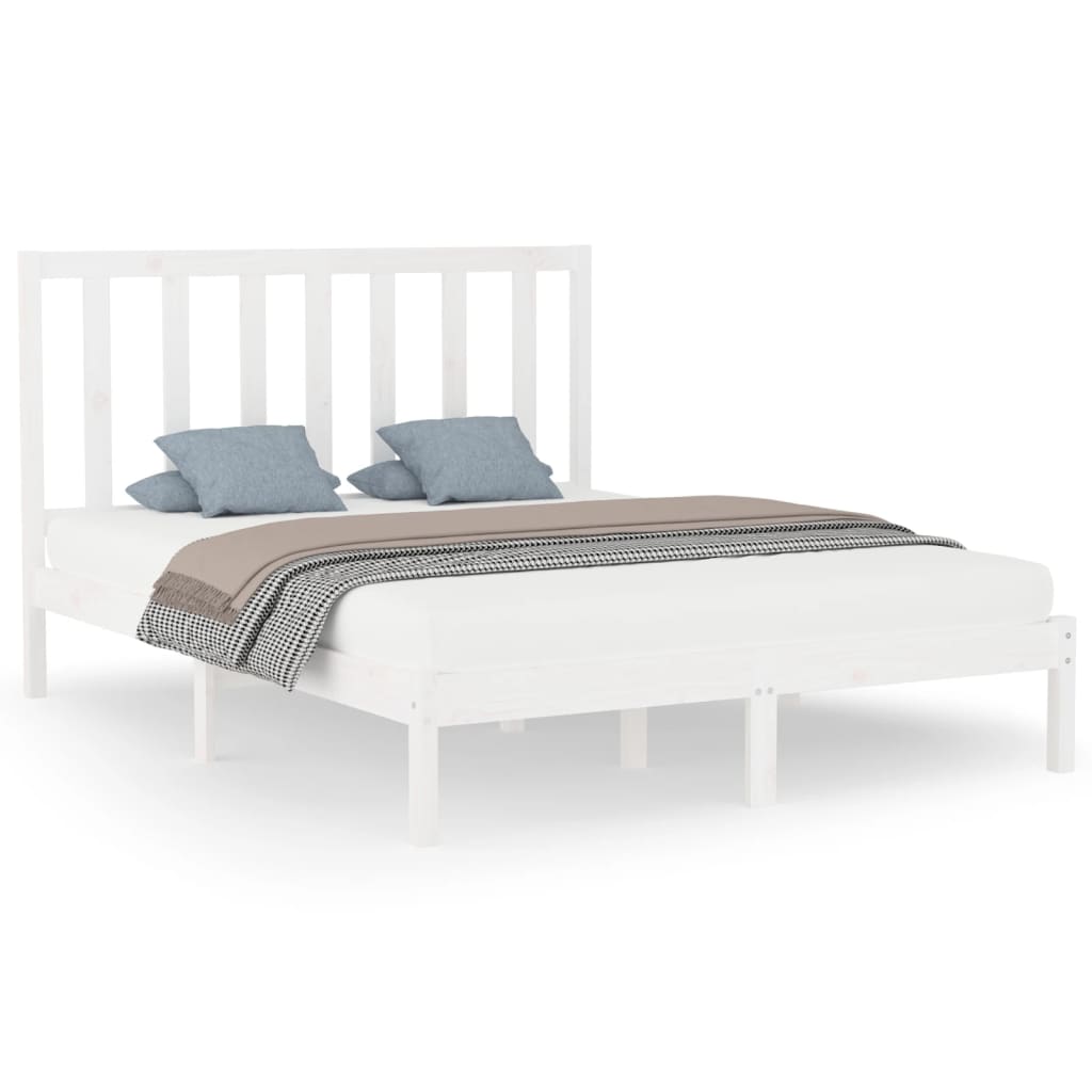 Cama Árbol Infantil Con Cama Nido Extraíble - Madera De Pino Maciza, Color Blanco Y Natural, Para Colchón De 90x200 O 90x190 Cm