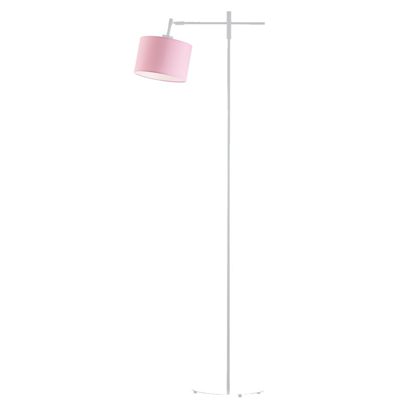 Lampa stojąca podłogowa przegubowa regulowana z abażurem walec 17cm SALIX
