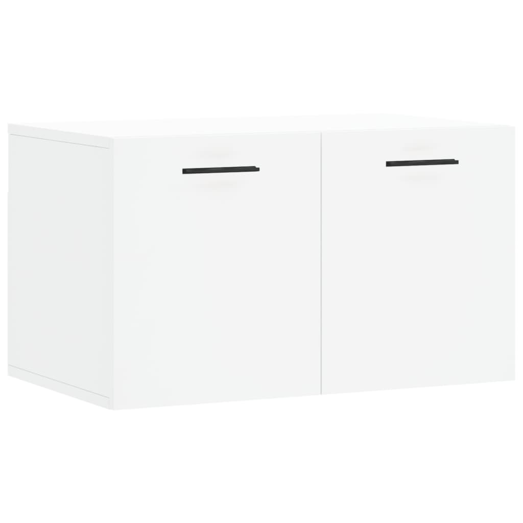 Armadio Da Parete Bianco Moderno Con Appendiabiti - 70x32,5x35 Cm Per Bagno, Cucina O Ingresso - Compatto E Funzionale - Foto 8
