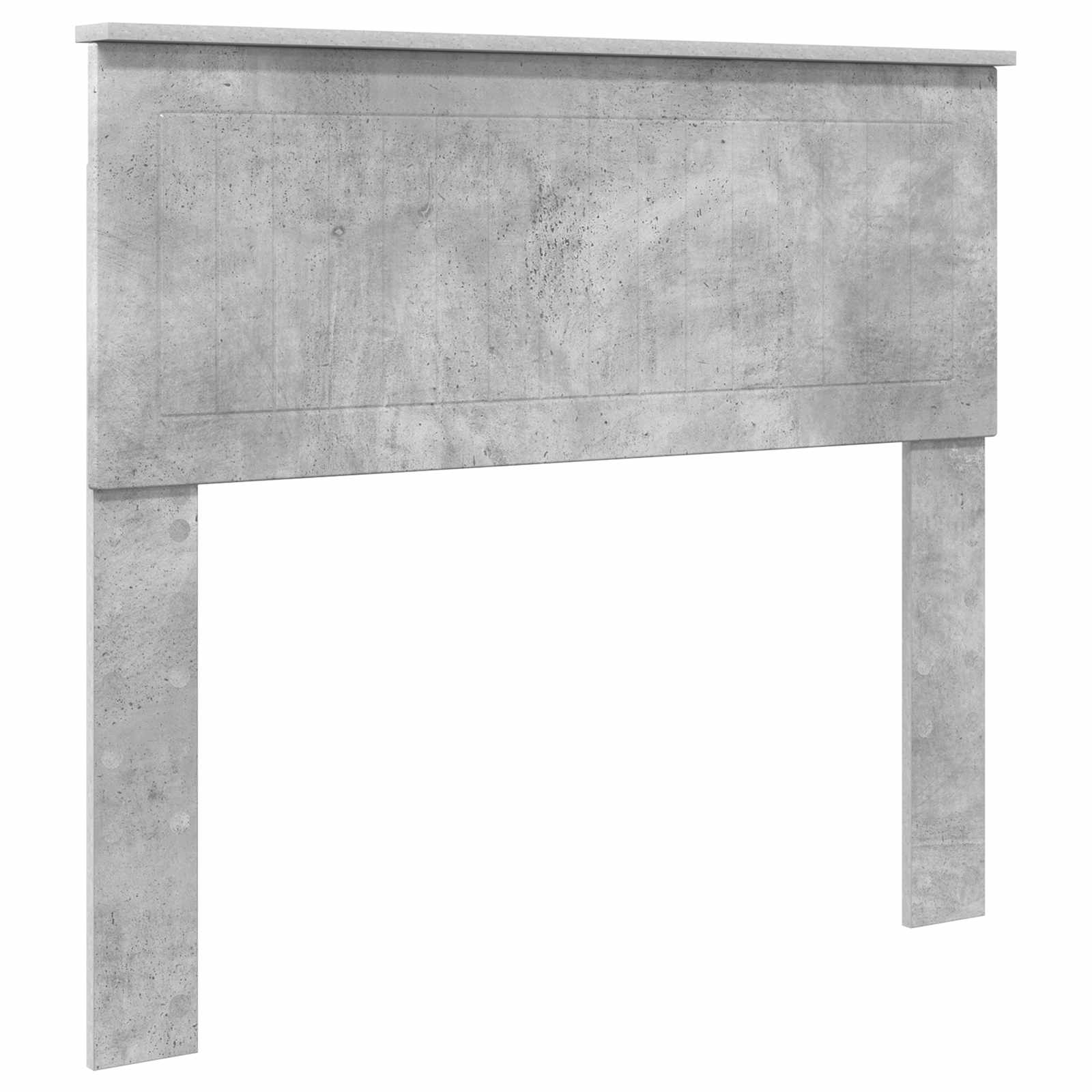 Cadre de lit gris béton 100 x 200 cm en pin massif - 6