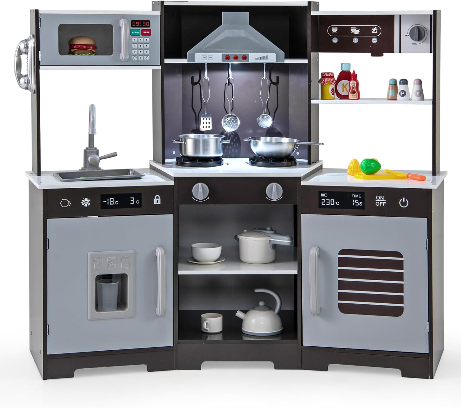 Cucina Giocattolo per Bambini, Cucina Legno per Bambini Con Forno