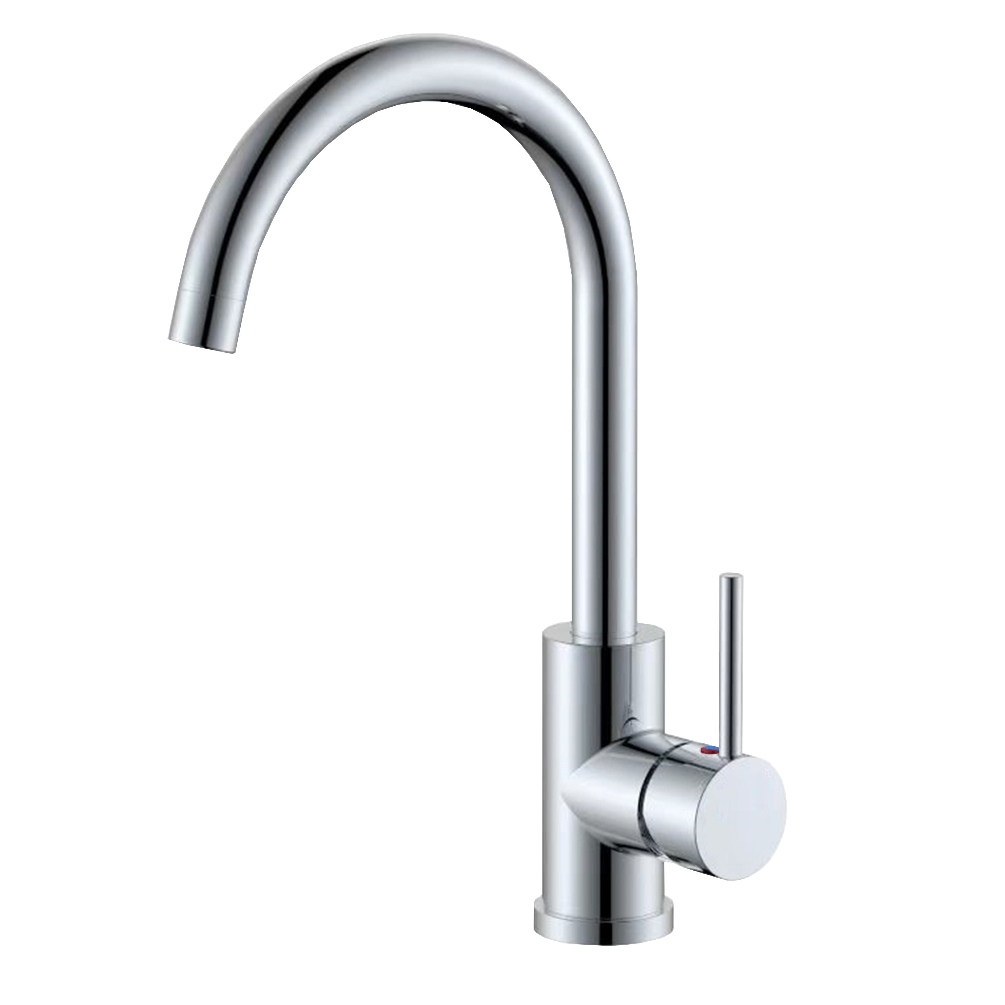 Aica Sanitarios Grifo de Cocina Monomando Plata Brillante Grifería