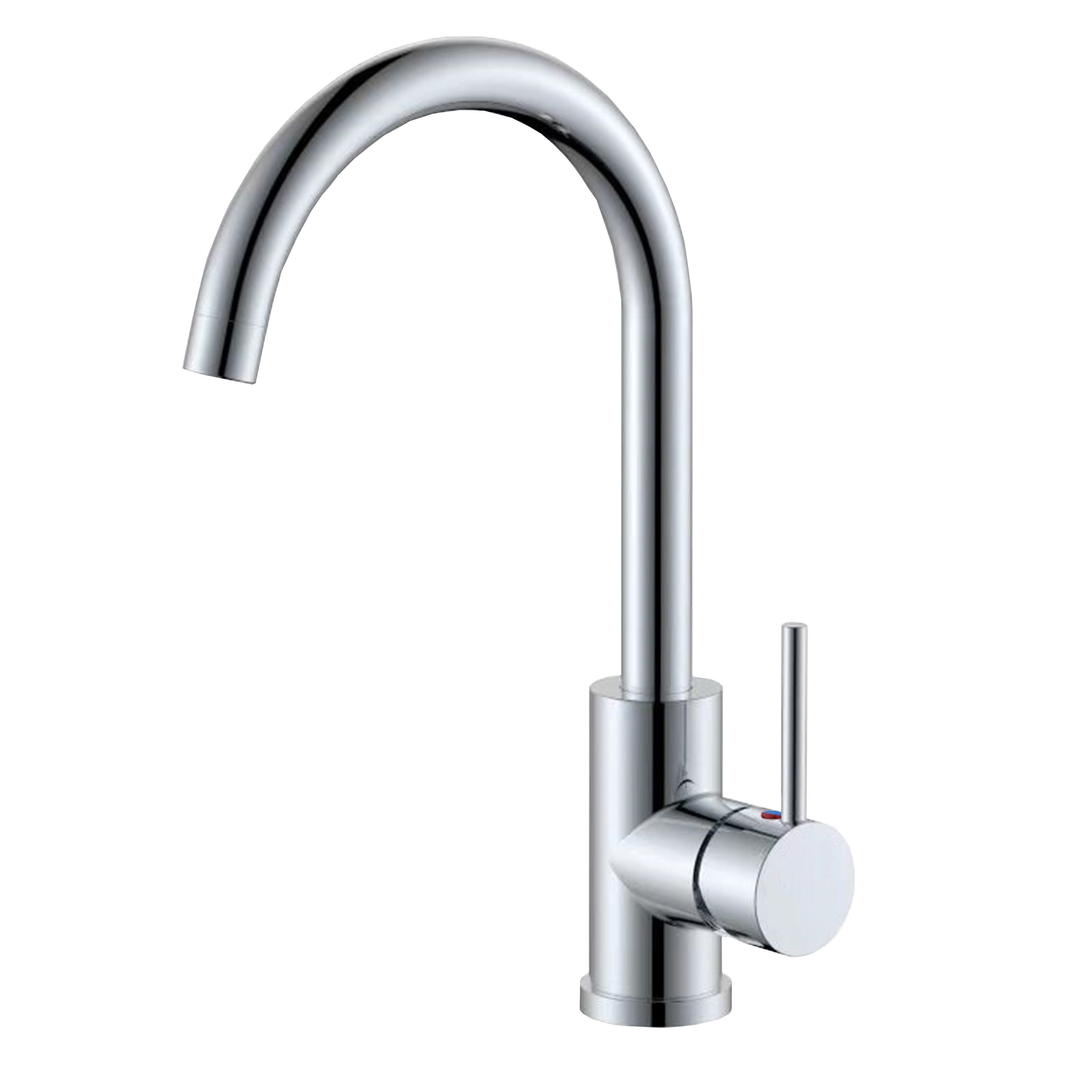 Aica Sanitarios Grifo de Cocina Monomando Plata Brillante Grifería