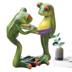 Grenouille Pour Pot De Fleurs, Adorable Grenouille En Résine Pour Pot De Fleurs, Grenouille Mignonne Pour