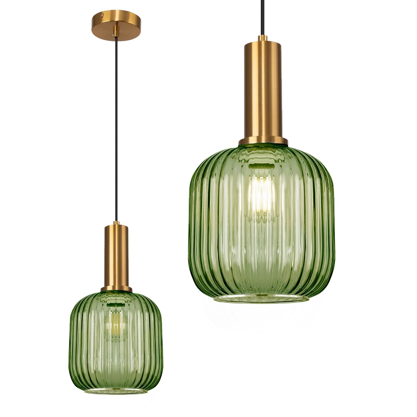 Lampa Sufitowa Wisząca Toolight App462-1Cp Zielony
