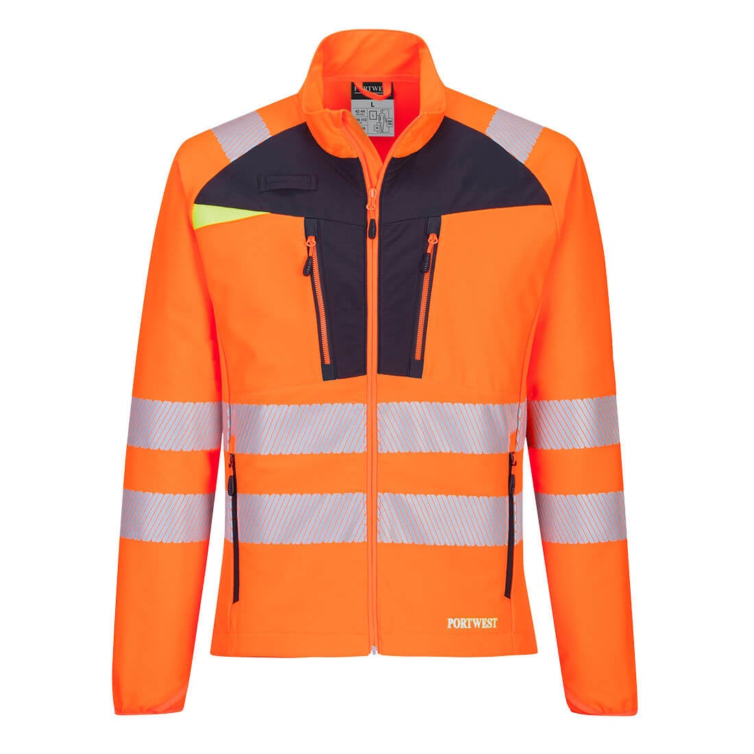 Portwest - Sous-vêtement technique stretch léger et respirant coupe slim fit DX4 haute visibilité classe 2 - Orange / Noir - XL - 2
