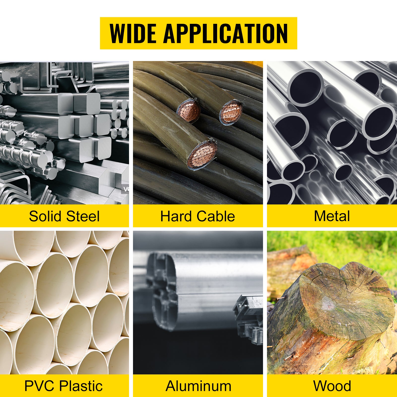 Scie à Ruban Mobile VEVOR pour Métaux et Travail du Bois 1100W Coupe Réglable - 7