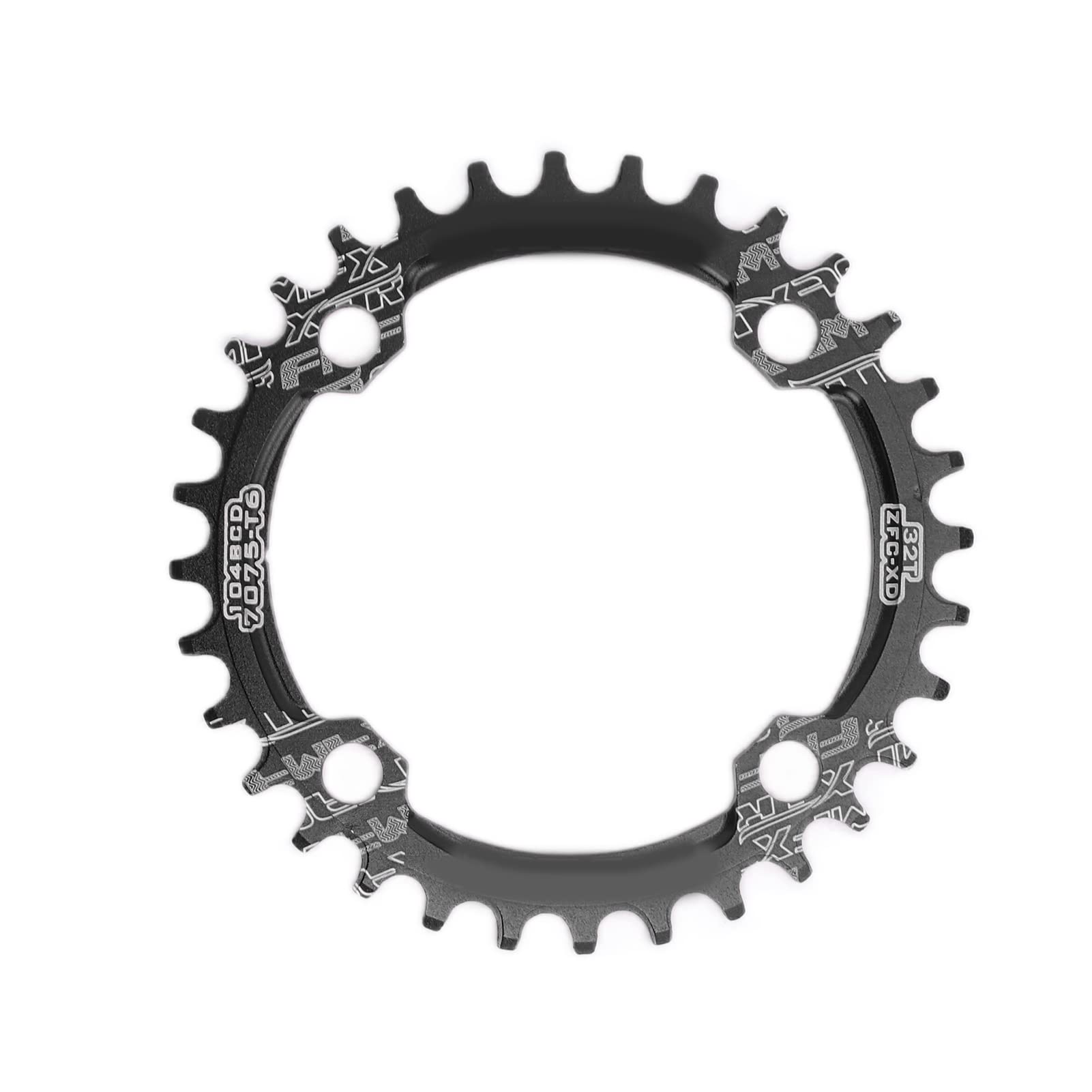 FMFXTR Tarcza łańcuchowa rowerowa wąska szeroka 104 BCD 32T okrągła do roweru górskiego
