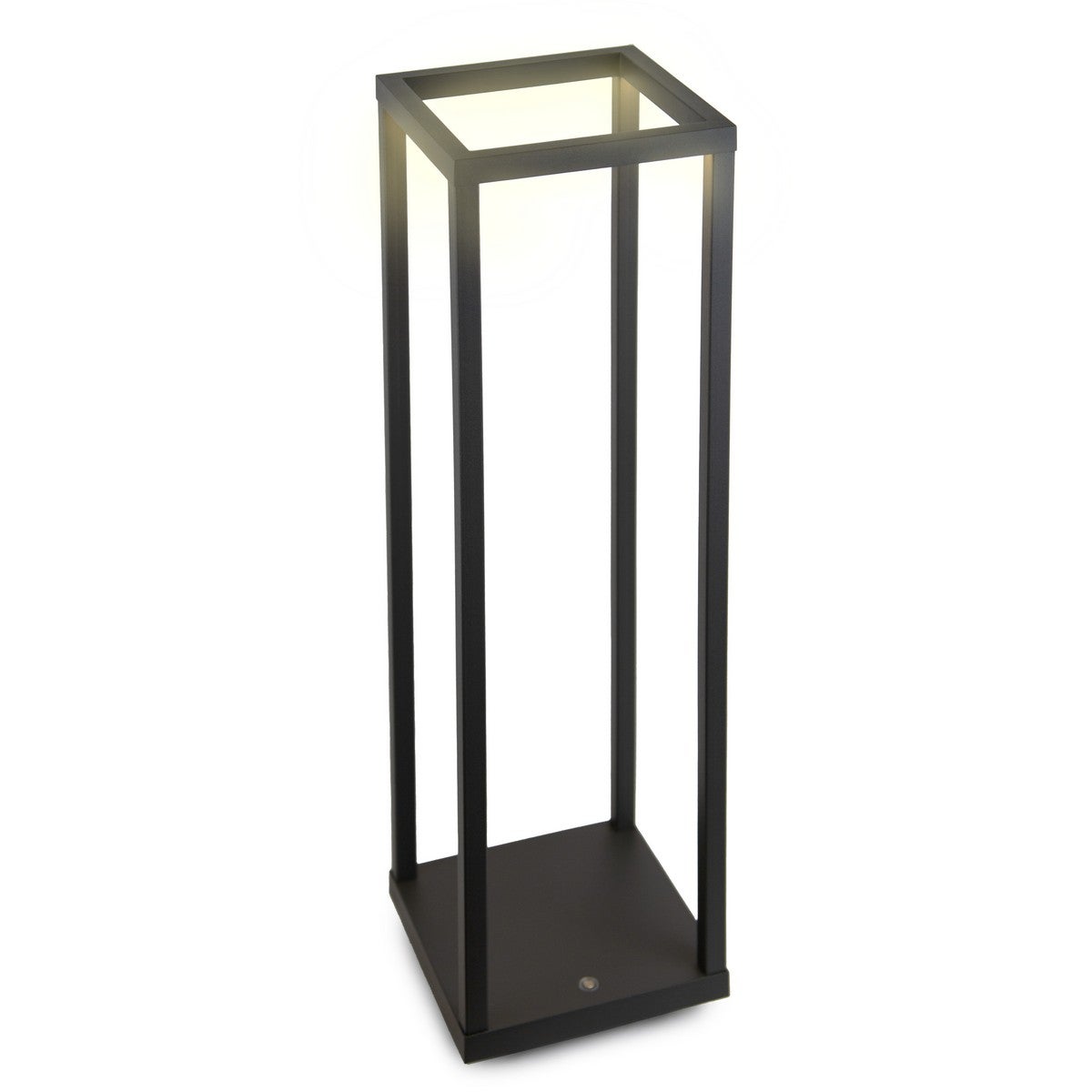 Akumulatorowa Lampa Stołowa Lea, Metal, Szary, Majestic