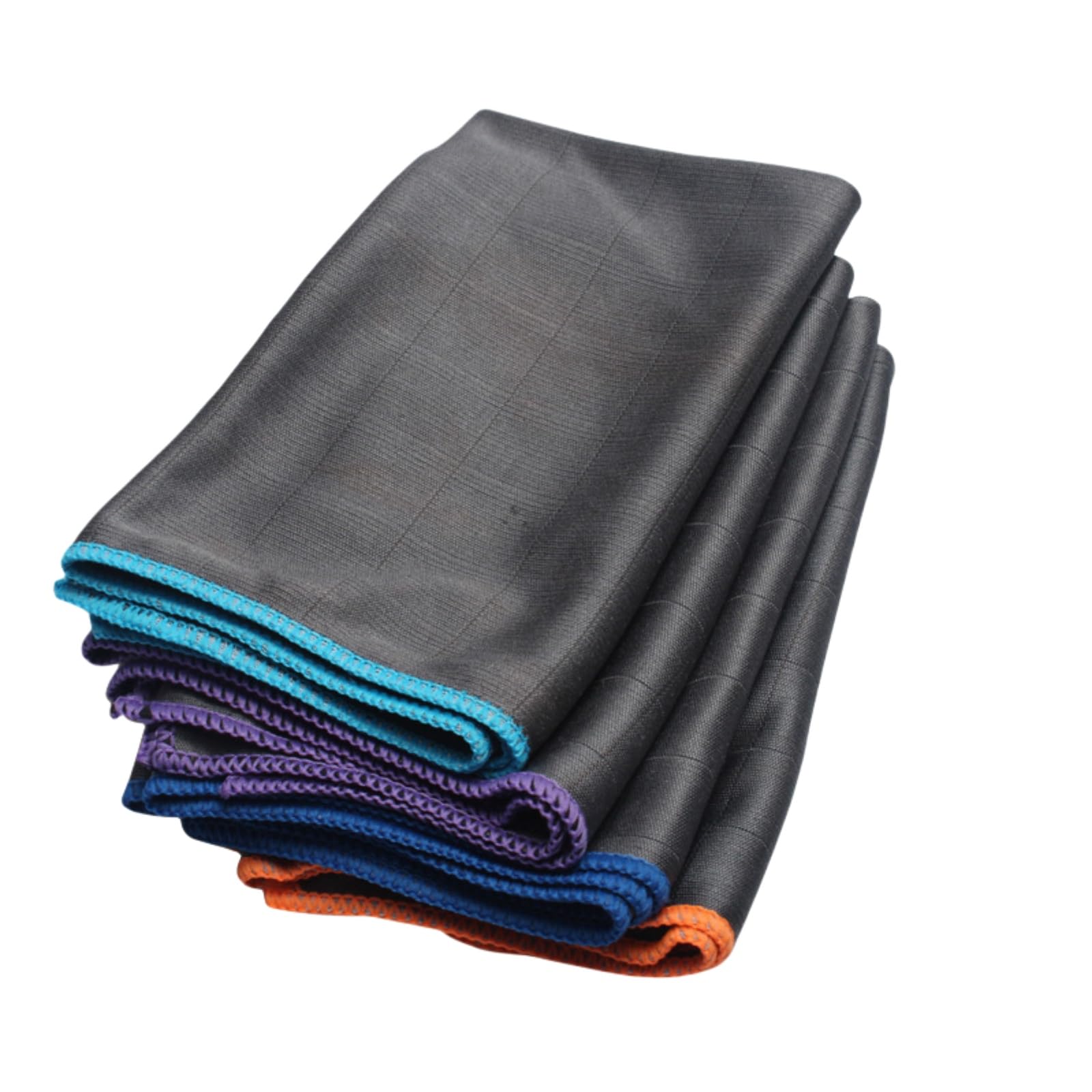 Dla kultu domu TopClean - Ściereczka z włókna węglowego 2/3/4 sztuki 40x50cm Szkło Okno Okulary Naczynia Kuchnia Sprzątanie