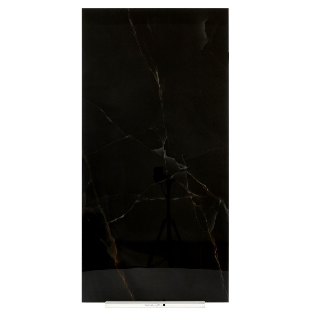 Charme Nero - Marmo Onice Lucido - Piastrelle 60x120 cm 10 mm - MAO 5003 60x120 GLOSSY 10 mm - 6