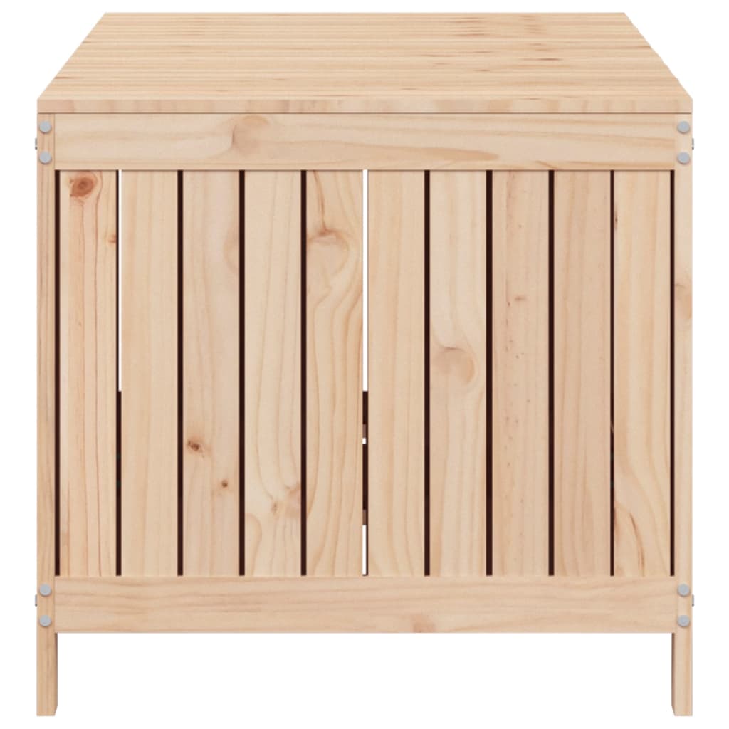 vidaXL Contenitore da Giardino 147x68x64 cm in Legno Massello di Pino - 6