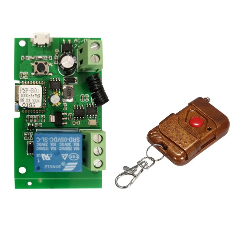 Module relais sans fil RF WiFi 433MHz contrôle à distance via app ...