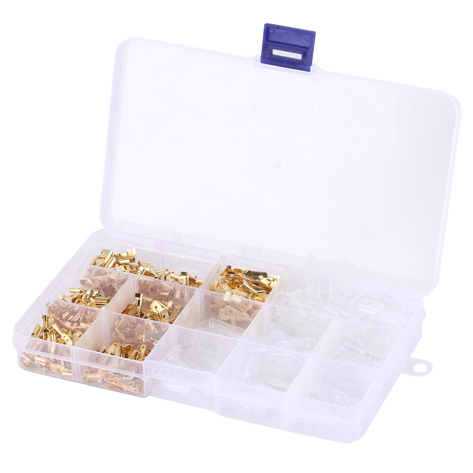 315 pezzi terminali per cavi connettori elettrici maschio femmina forniture industriali 2,8/4,8/6,3 mm - 5