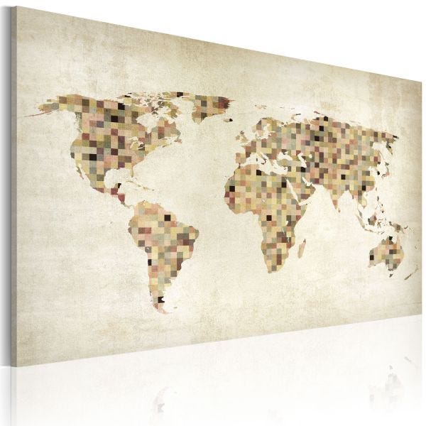 B&D XXL Cuadros Tableau en Liège Monde 120x80 cm Tableau d'Affichage Mappemonde Cadre en Bois Grande Décoration Murale pour Bureau Maison Carte de voyage style vintage k C 0050 p b B&D XXL Cuadros Tableau en Liège Monde 120x80 cm Tableau d'Affichage Mappemonde Cadre en Bois Grande Décoration Murale pour Bureau Maison Carte de voyage style vintage k C 0050 p b