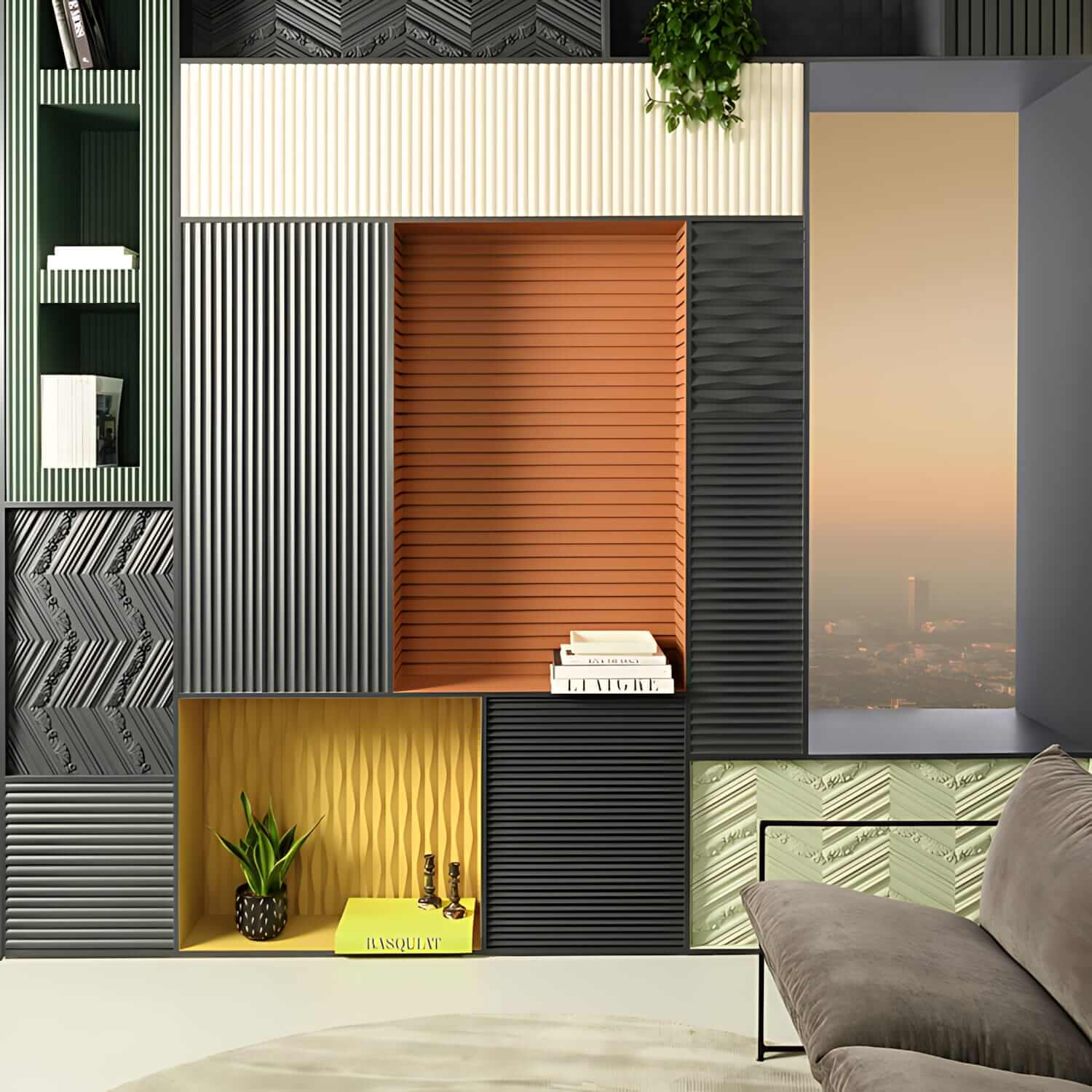 3d panneau mural Orac Decor MODERN W109 VALLEY Dalle pour mur et plafond Élement décorative - 6