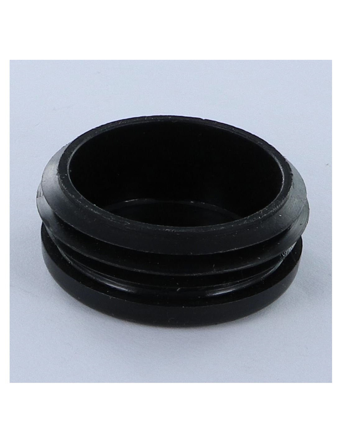 Lot De 2 Bouchons Ronds Noirs Pour Tube PVC Diamètre 60mm - Neufs Sous Emballage