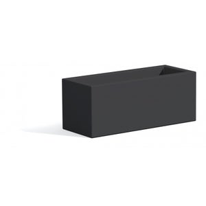 Fioriera CAPRI ARTEVASI In Polipropilene Antracite H 35 Cm L 35 X P 60 Cm 35889196