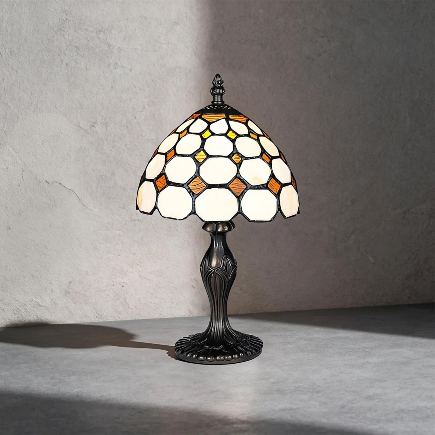 Lampa witrażowa tiffany brąz E14 Marvel 8072 Rabalux