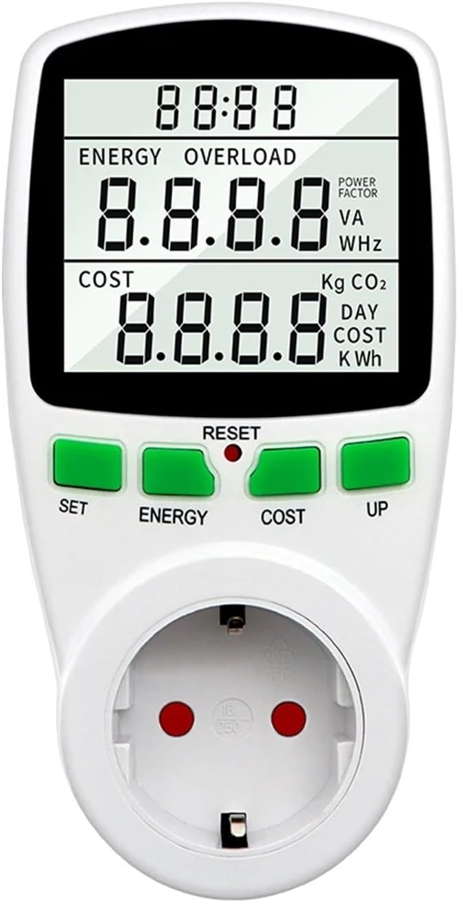 1 gniazdo licznika energii elektrycznej, gniazdo rozliczeniowe, gniazdo dystrybucji prądu w kuchni, gniazdo timera elektronicznego
