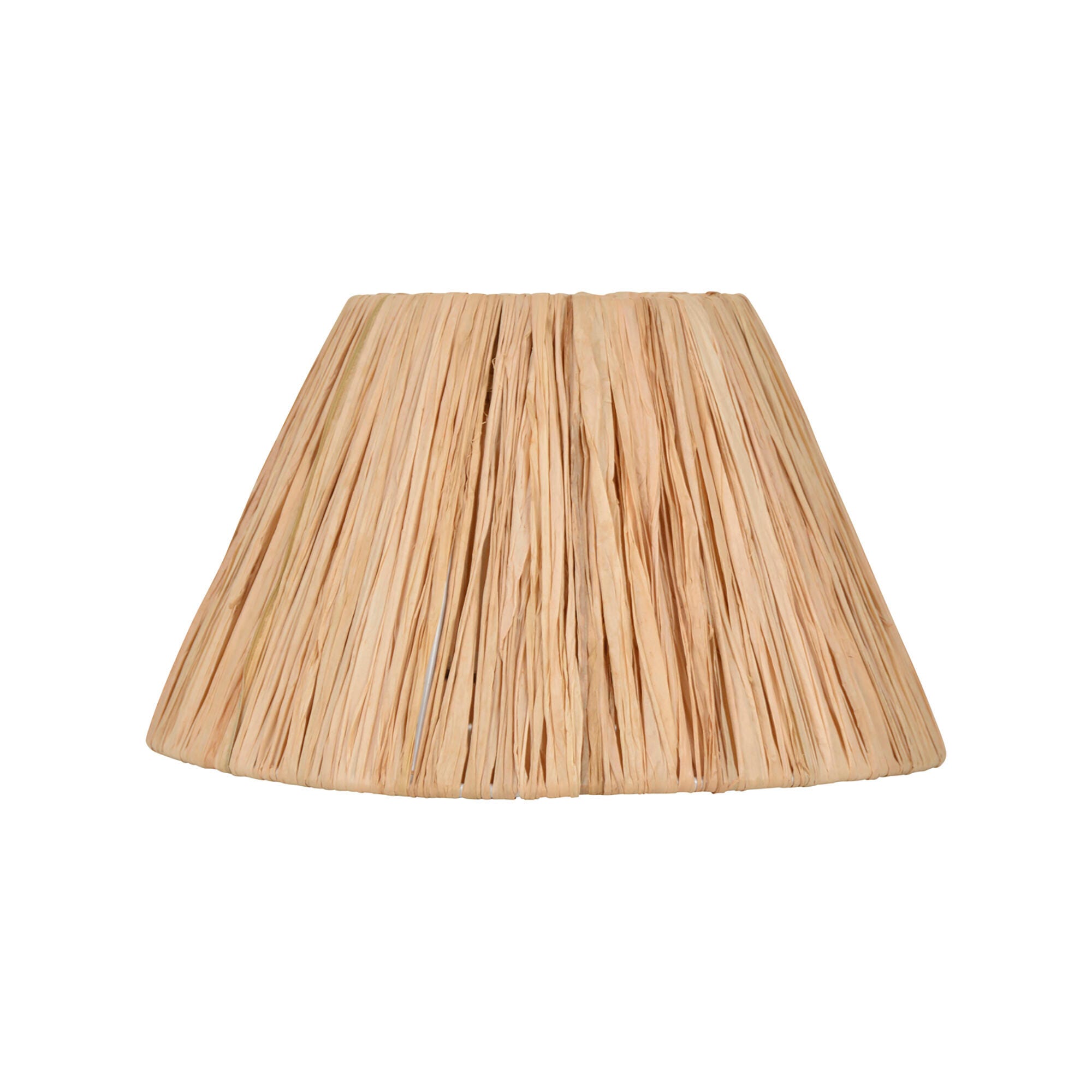 Abażur do lampy 22 cm COREP Tendu z naturalnej rafii E27