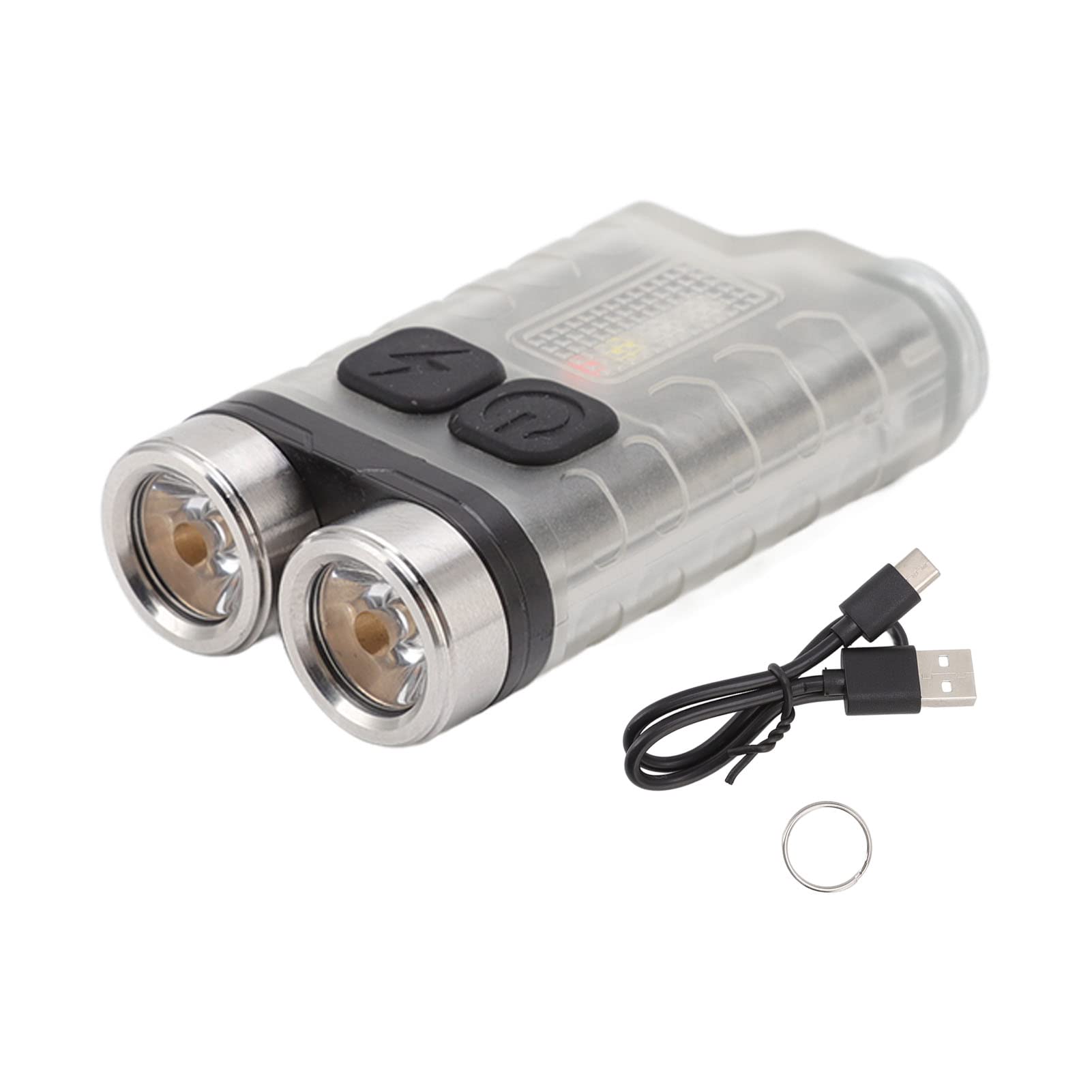 Mini latarka brelok, jasność 900LM, mini latarka, ładowanie USB