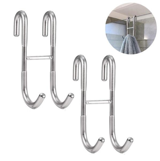 Lot De 4 Crochets De Porte Doubles En Forme De S - Crochets De