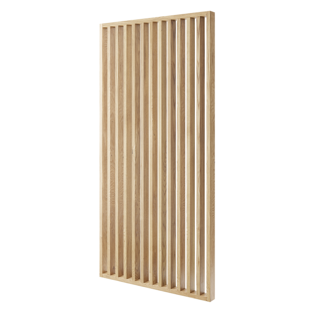 ŚCIANKA Z LAMELI - GOTOWY ZESTAW - FORNIR DĘBOWY - LAMELE3D - 59 cm - Standardowe