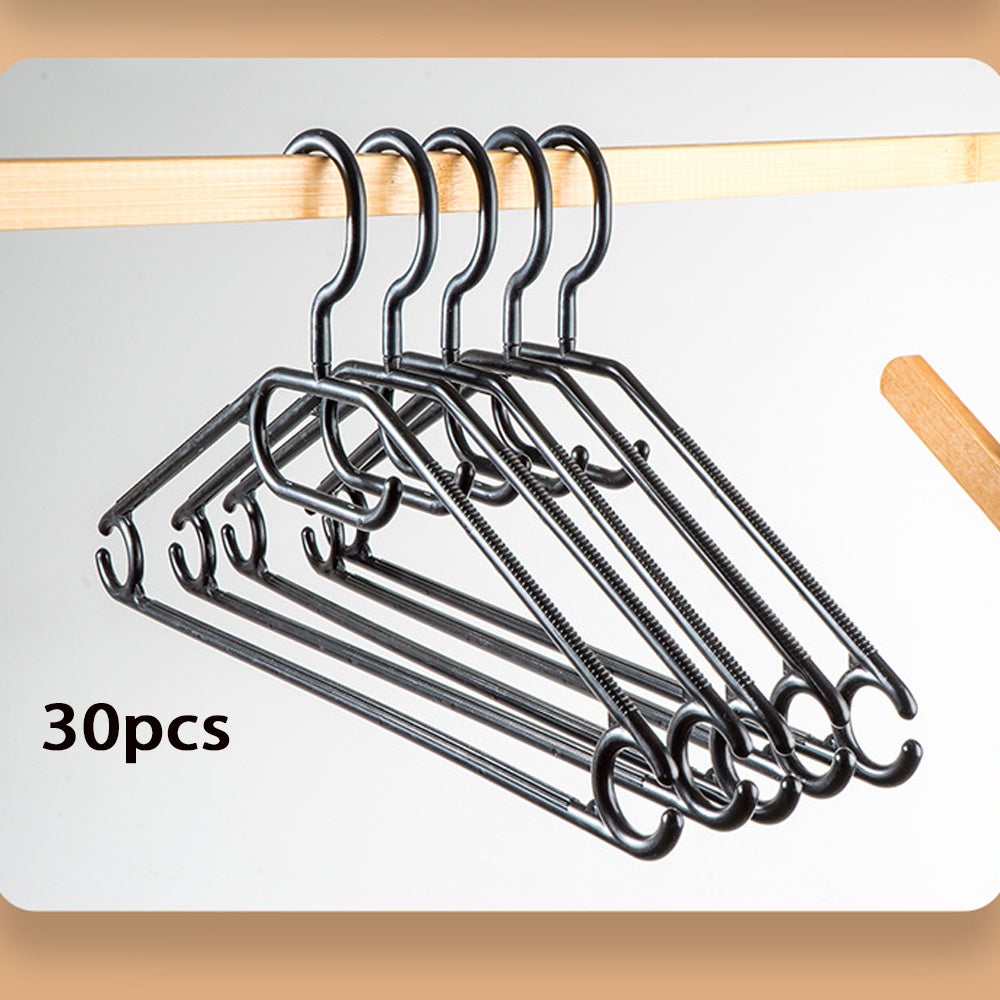 Perchas de plástico reciclado, paquete de 30, Para todo