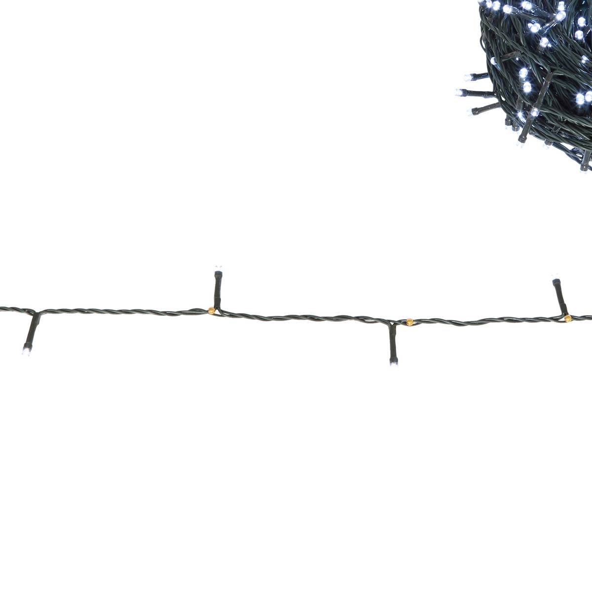 Guirlande lumineuse extérieure solaire 400 LED blanc froid l.40m - Feeric lights & christmas - 4