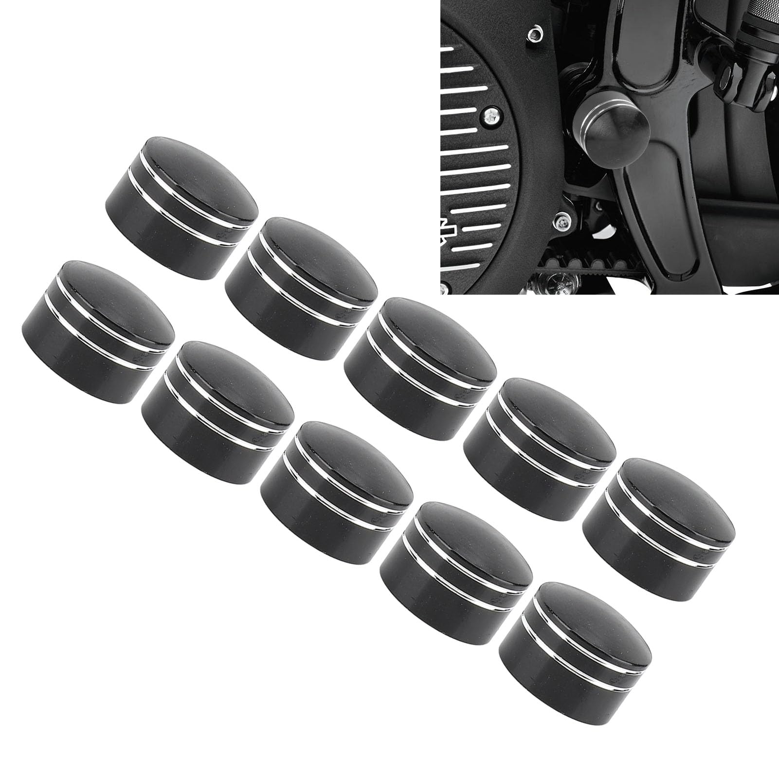 4 PZ COPRIPZZI tappo valvole moto tappi stelo lega di alluminio EUR 5