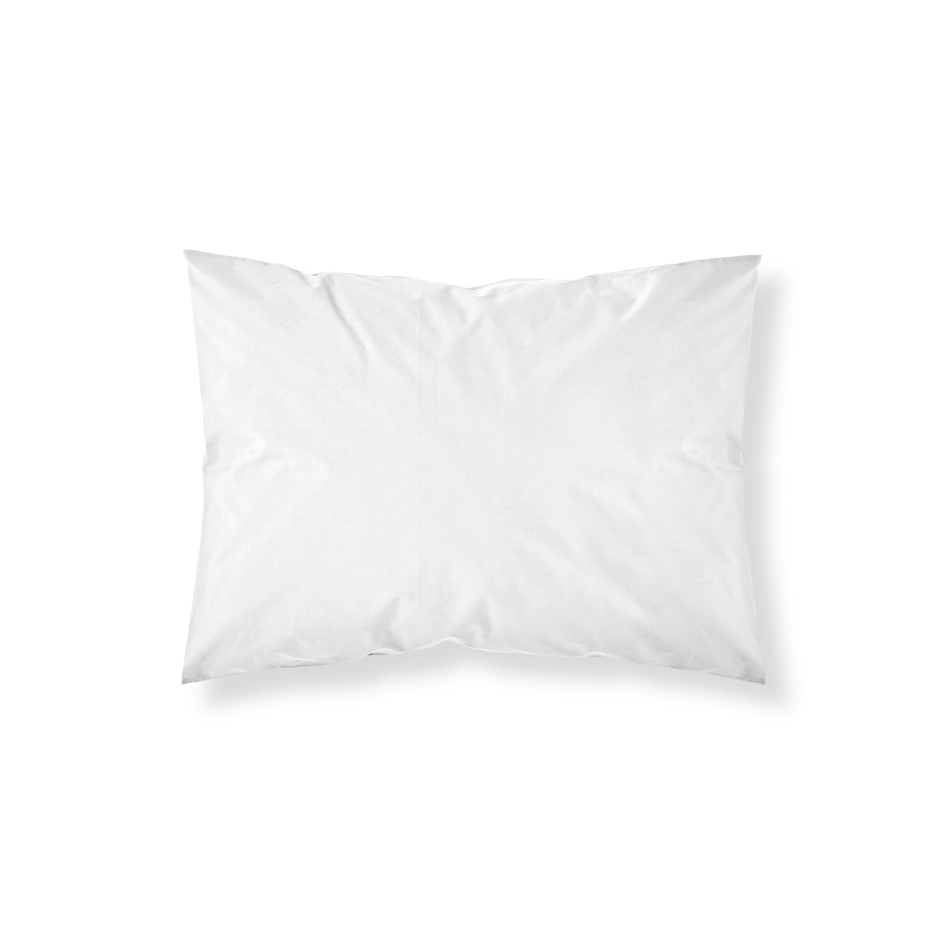 Lot De 2 Taies D'Oreiller 100% Coton 52x80 Cm - Corail Uni