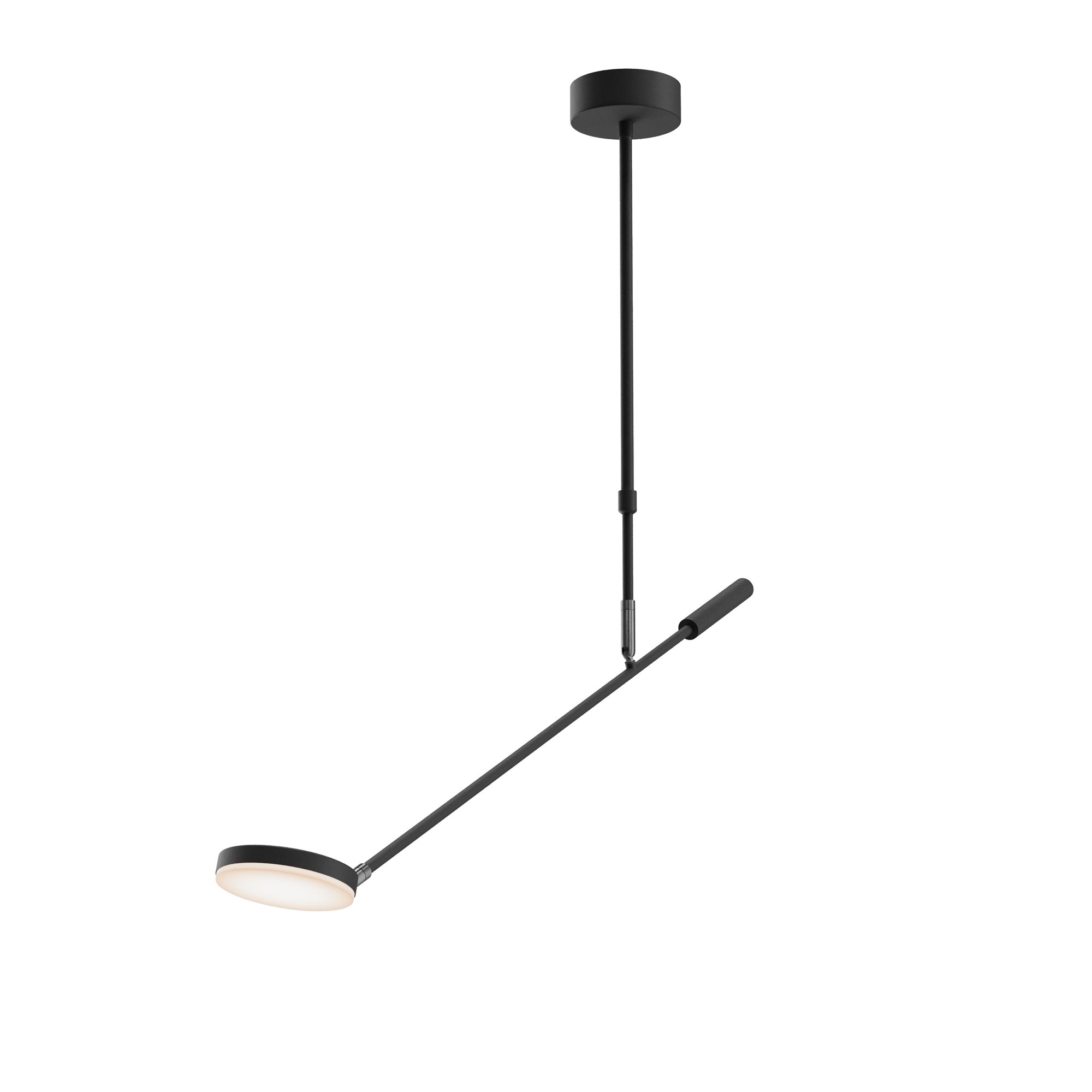 Lampa wisząca regulowany stick LED FAD 8W ciepła 500lm metal czarna wym:120x88,4x12cm IP20 Maytoni