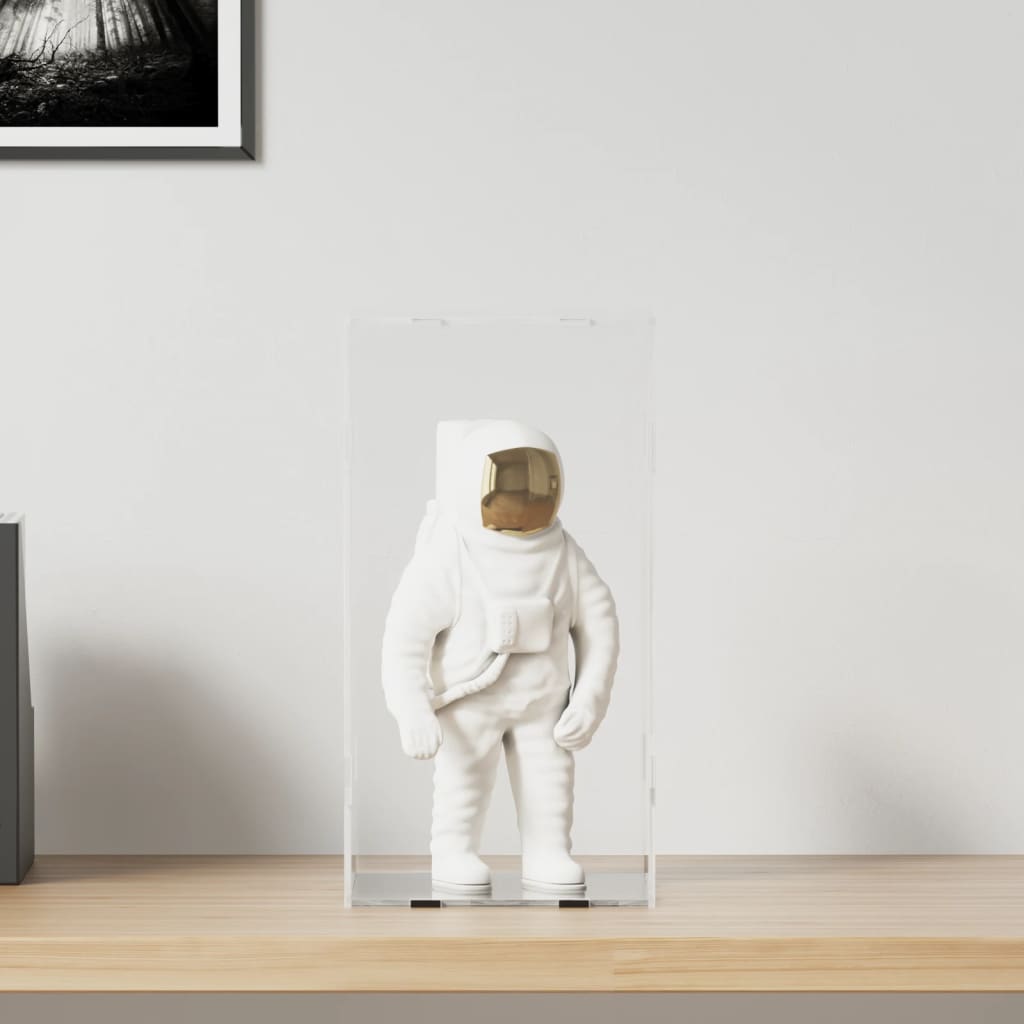 Vitrine Acrylique Transparente Avec Base En Bois – Anti-poussière, UV, Empilable – Pour Figurines, Collections, Livres – Tailles Sur Mesure (ex: 40x25x20cm)