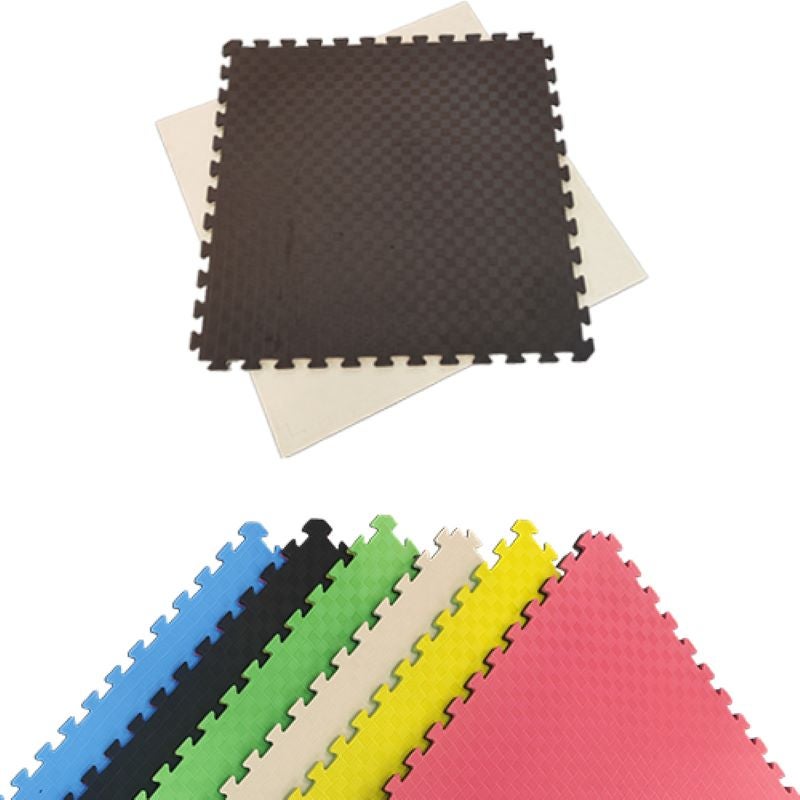 Pavimentos Arquiservi - Tatami Puzzle EVA / Homologado Ignífugo CEE / 1 x 1 x 20mm (Castanho-Bege) - 3