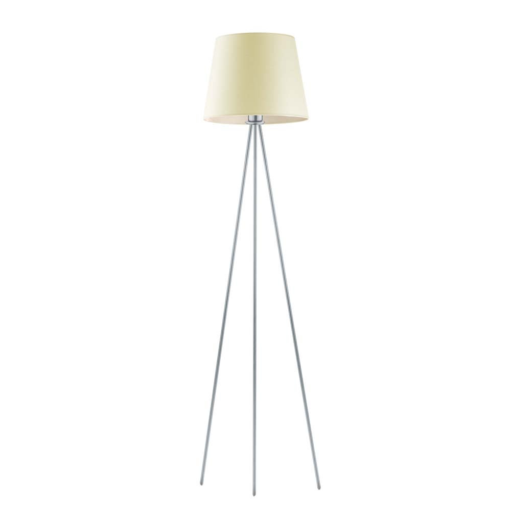 Lampa stojąca podłogowa trójnóg z abażurem stożek JOLLY