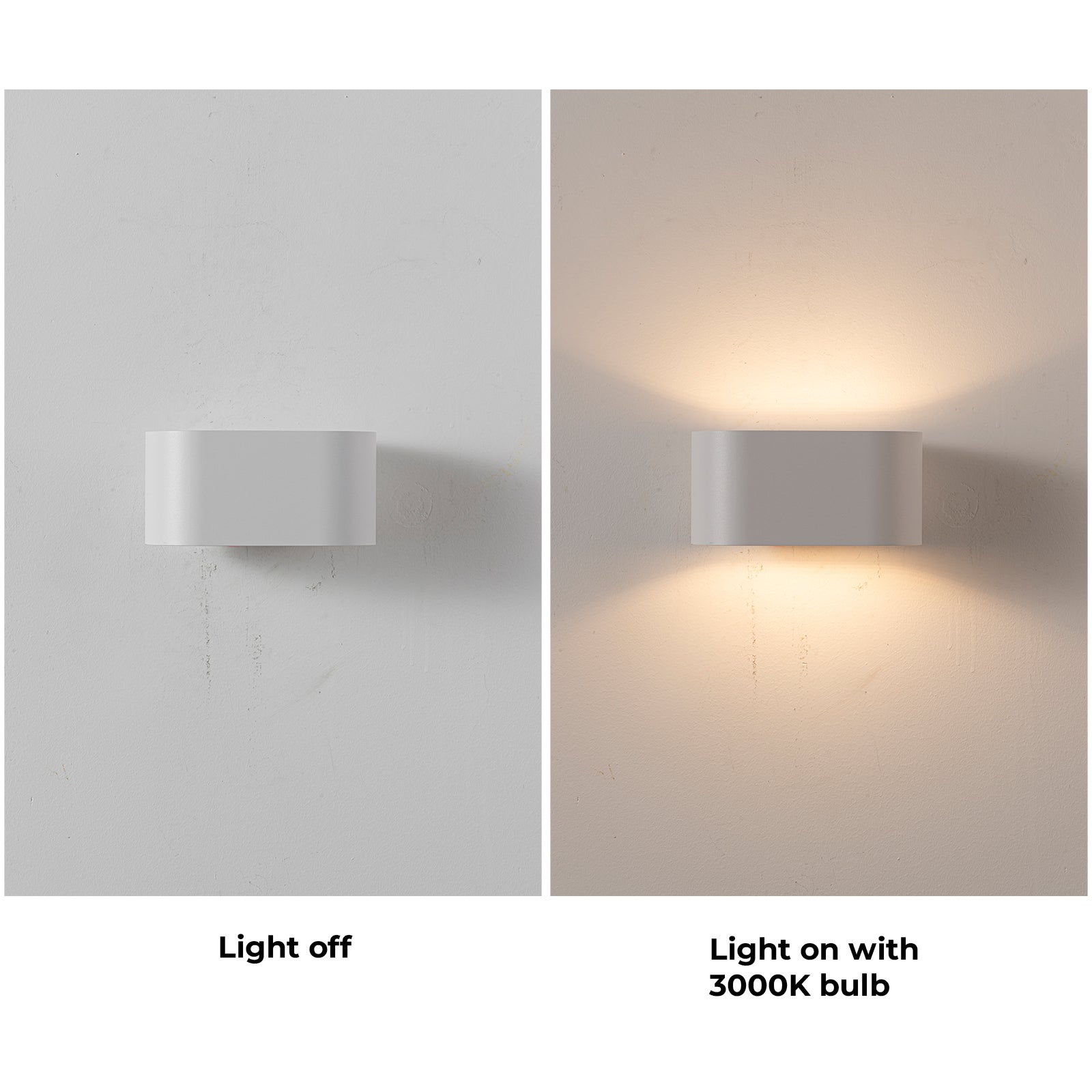 Aplique de pared interior de aluminio blanco con iluminación arriba y abajo, casquillo G9 (bombilla no incluida) - 6