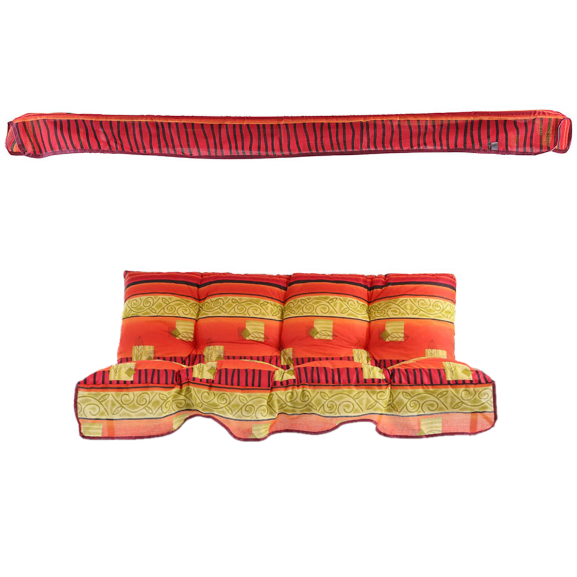 Poduszki z daszkiem na huśtawkę 138 cm Tora wielokolorowe Patio