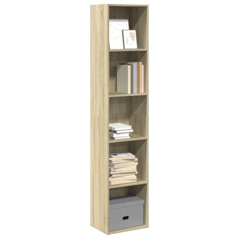 Biblioteka vidaXL Drewno Inż. 40x30x189 cm Dąb Sonoma
