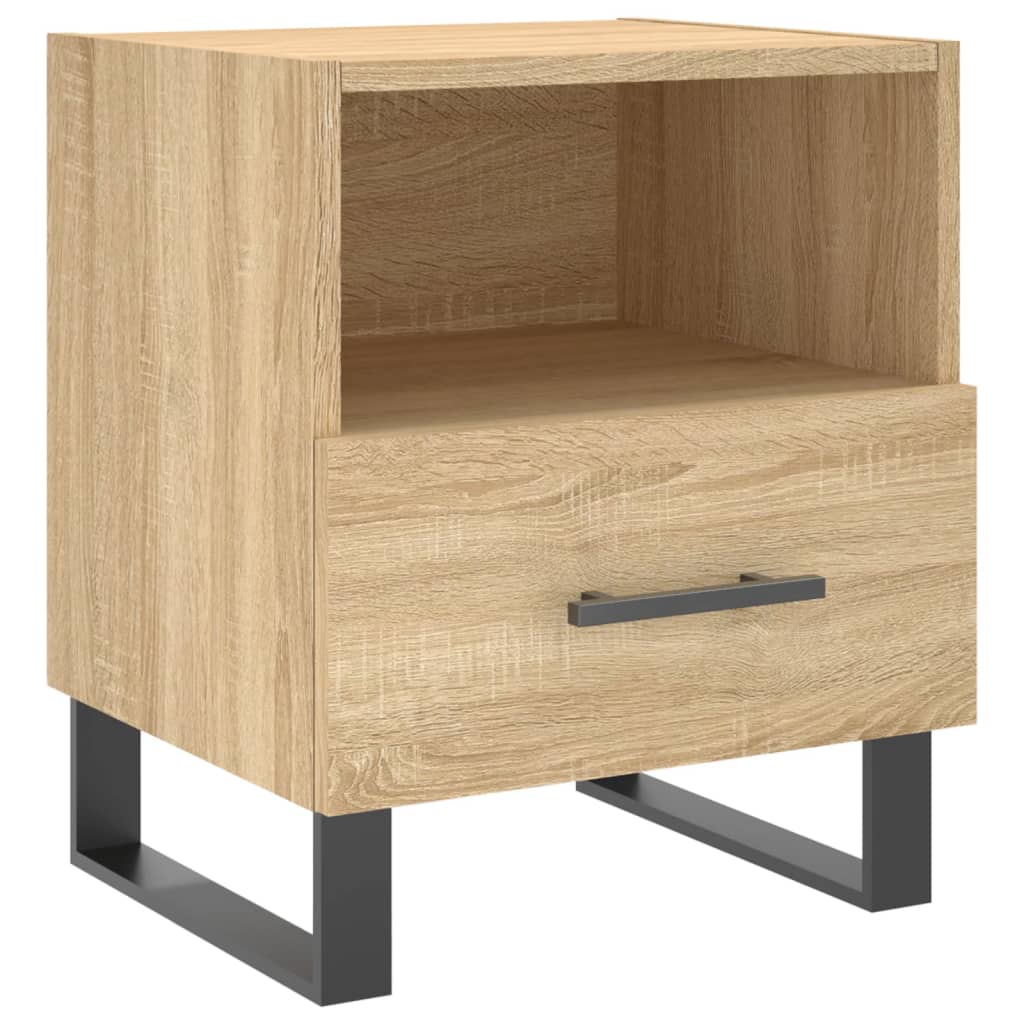 Maison Exclusive - Table de chevet chêne sonoma 40x35x47,5 cm bois d’ingénierie - 2