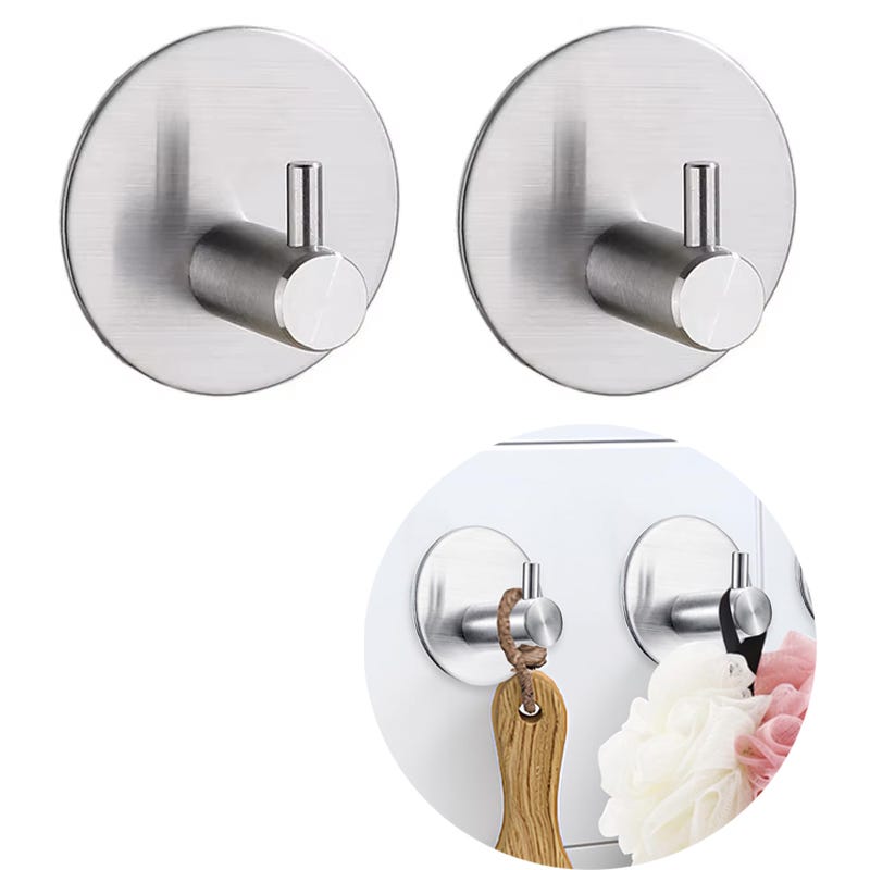 Ganci adesivi per asciugamani, ganci da parete per bagno, cucina, camera da letto Ganci adesivi per asciugamani, ganci da parete per bagno, cucina, camera da letto