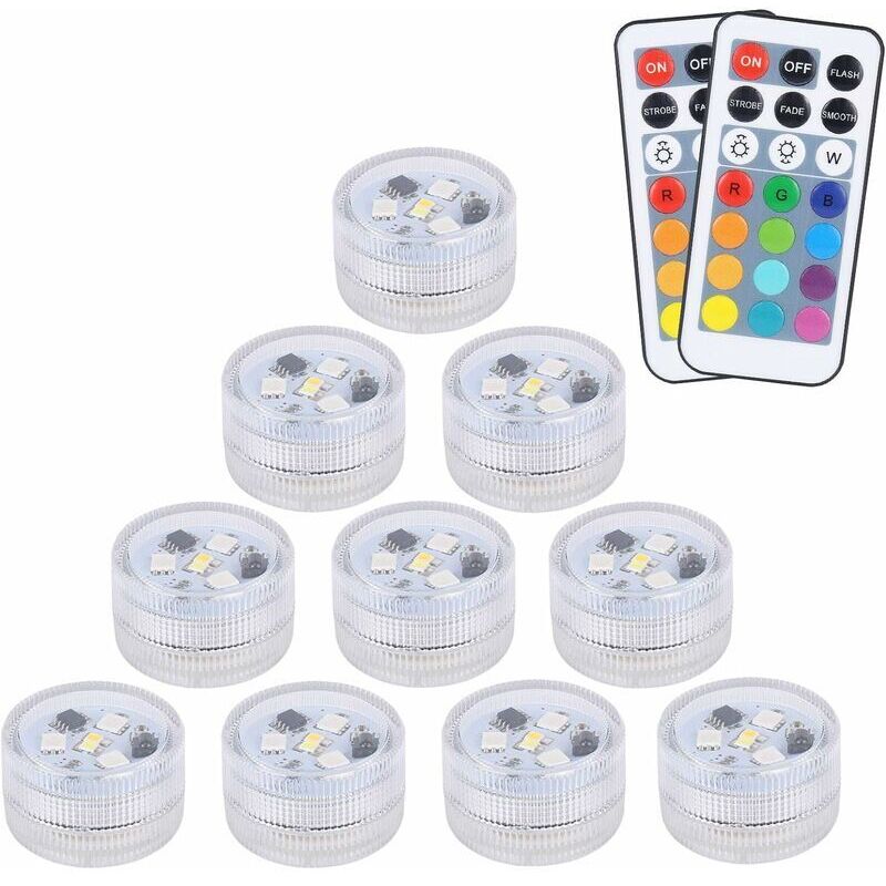 10 buc Mini lumini LED subacvatice