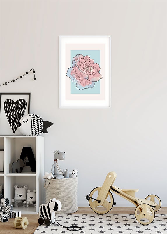 Poster d'art de Komar - Disney Cinderella Rose - Taille: 30 x 40 cm - 9
