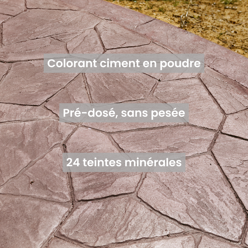 Pigments en poudre Cimcolor pour beton ciment enduit joint chaux Richard Cimcolor vert olive 1kg - 5