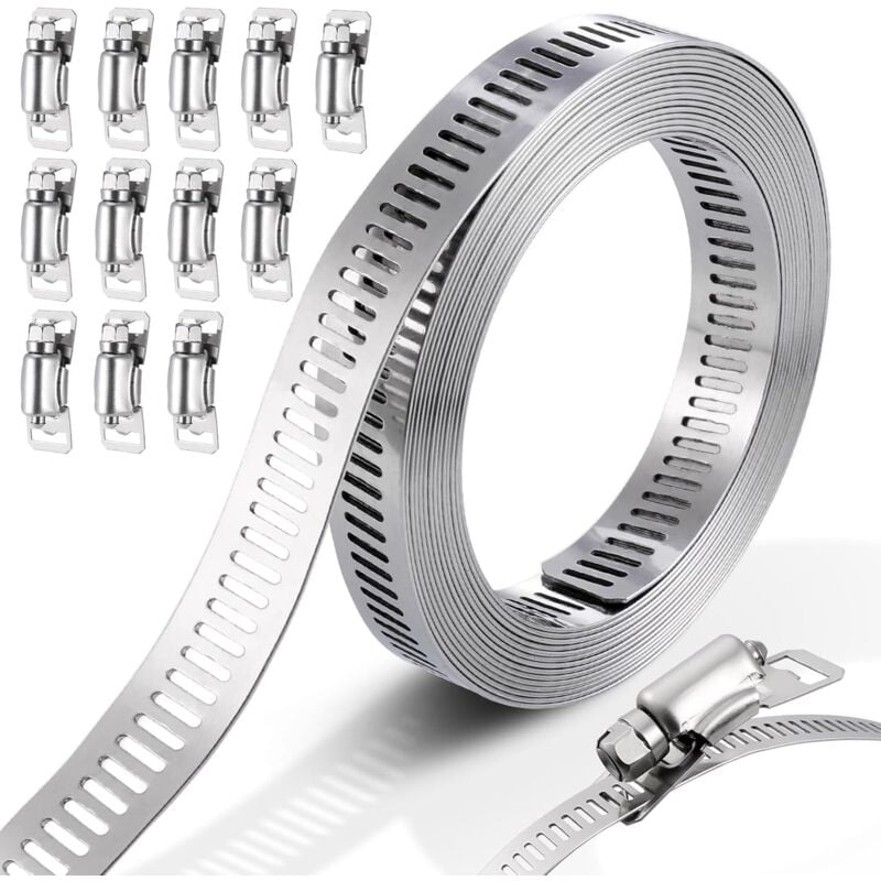 Collier à 1 oreille avec bague intégrée inox 8,2 mm