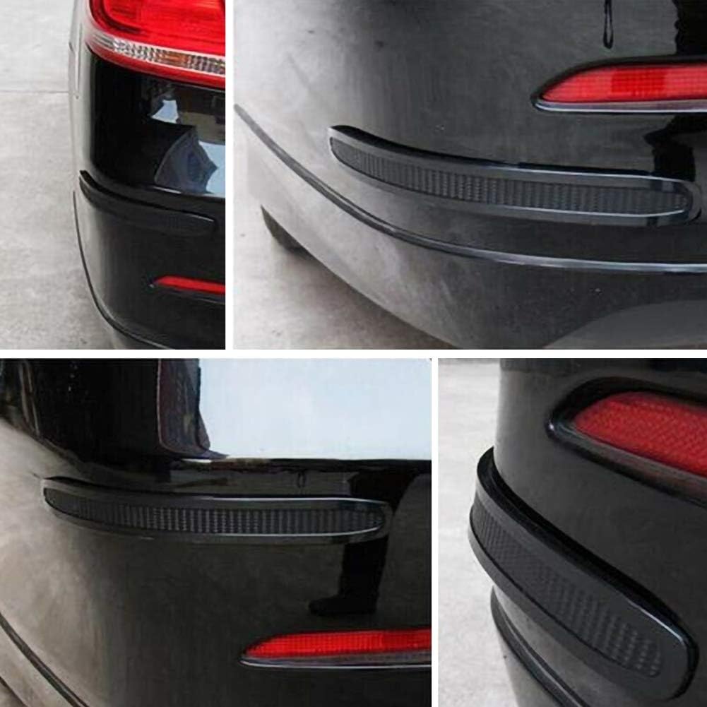 Set di 4 strisce di protezione anti-attrito in gomma universali per paraurti auto - 3